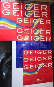 KURT GEIGER Paper Gift Bag Tote Red Multi Rainbow Bundle. VGC - Picture 1 of 9