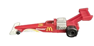 Vintage 1993 Hot Wheels Red Dragster McDonald's Happy Meal Toy w/Logo - Picture 1 of 2