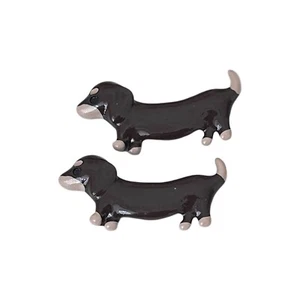 Juego de 2 pinzas para el cabello decoración horquilla dachshund dibujos animados diseño animal  - Imagen 1 de 13