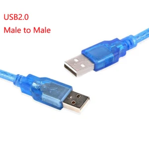 Cable de extensión USB de alta calidad 2.0 extensor plomo tipo A macho a macho 0.5/1-5 m - Imagen 1 de 6