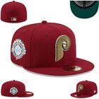 New Era Newera 59Fifty 5950 Fitted Cap *Side Patch* Mlb Baseball Hat.