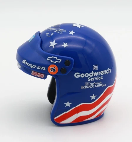 Dale Earnhardt 1/4 scale Olympic Goodwrench Racing helmet by Simpson NIB Cover