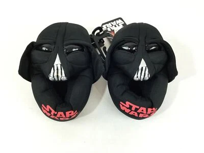 Zapatillas Darth Vader Niños 7-8 Medianas Negras Star Wars Niños Grandes Acolchadas Nuevas Foto 1 de 4
