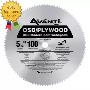 5-1/2 In. X 100-Tooth Osb/Plywood Circular Saw Blade - Picture 1 of 2