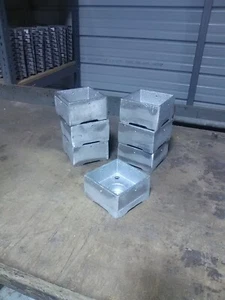 Post Base,Anchored 4x4 Heavy Cast Aluminum MADE IN THE USA ( 7 COUNT) - Picture 1 of 9