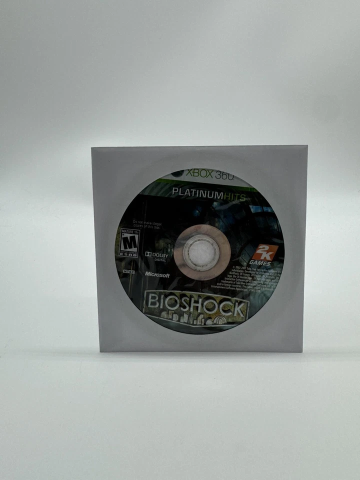BioShock Platinum Hits (Microsoft, Xbox 360) Disc Only Tested - Image 1 of 1