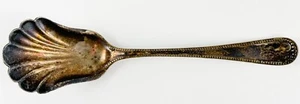 Antique Gorham Sterling Scalloped Berry Spoon 6” Lion Anchor G Demitasse “ML” - Picture 1 of 12