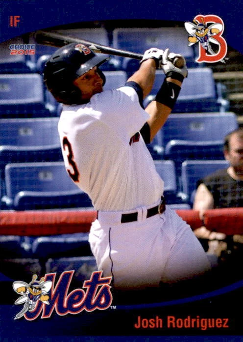 2015 Binghamton Mets Choice #22 Josh Rodriguez Houston Texas TX Baseball Card - Image 1 of 2