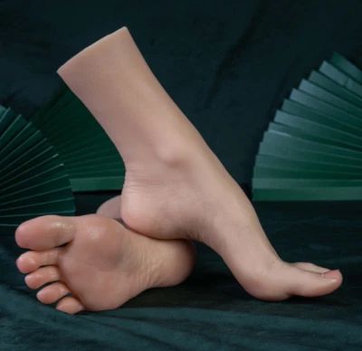 NUEVO Maniquí de pies de vena femenina de silicona platino pies grandes arco alto pie talla 40 Foto 1 de 4