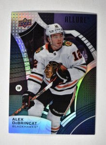 2021-22 UD Allure Base Black Rainbow #66 Alex DeBrincat - Chicago Blackhawks