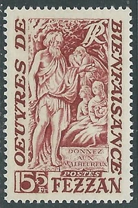 1950 OCCUPAZIONE TERRITORIO MILITARE FEZZAN BENEFICENZA 15 F MH * - I49-2 - Picture 1 of 1