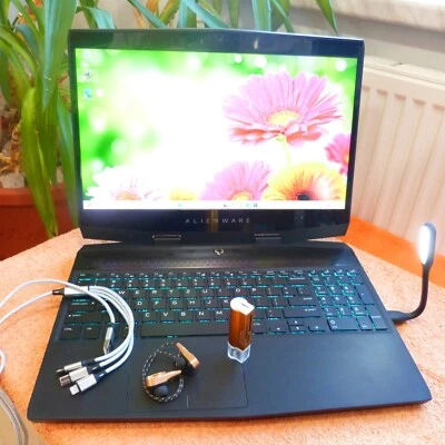 Alienware M15 R1 15 Zoll MATT FULLHD 144Hz Gaming 6GB GTX Windows 11 SSD HEXA i7 - Bild 1 von 4