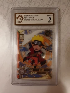 Naruto Uzumaki NR-TGR-027 Naruto Kayou Card TCG Anime CGA 9 Mint - Picture 1 of 2