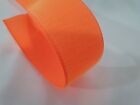 Flo Orange VELCRO® SEW ON HOOK only Side fabric tape 20MM UK Seller free Postage