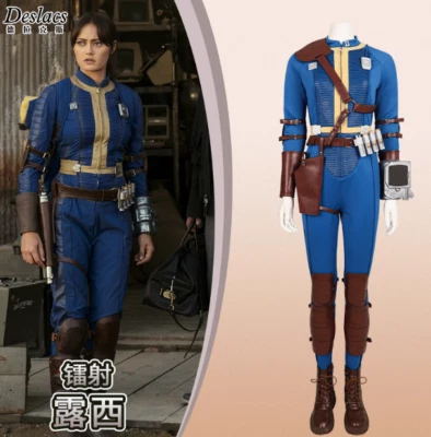 Disfraz de Fallout Lucy MacLean Disfraz Mono Conjunto Para Mujer Body Traje Zapatos Foto 1 de 4