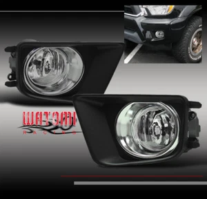 12-15 TOYOTA TACOMA BUMPER DRIVING FOG LIGHTS W/CHROME TRIM COVER+HARNESS+SWITCH - Picture 1 of 2