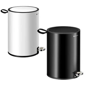 Mülleimer Kosmetikeimer Abfalleimer 3l Eimer Treteimer Badmülleimer Juskys® - Bild 1 von 10