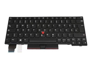 Lenovo ThinkPad L13 Gen 2 (21AC) original Tastatur DE (deutsch) schwarz/schwarz - Afbeelding 1 van 3
