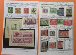 APC W6162 USA Klassiker auf Schaltungsblättern alle identifiziert über $100 scv - Bild 1 von 7