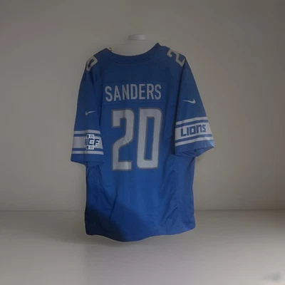 Camiseta deportiva para hombre Barry Sanders Detroit Lions Nike juego jugador retirado nueva sin etiquetas talla XL Foto 1 de 4