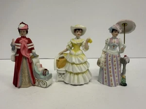 3 estatuillas de porcelana vintage Avon Mrs. Albee President’s Club Award 1988,89,90 - Imagen 1 de 8