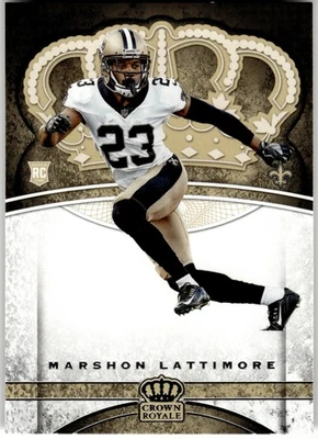 2017 Panini Crown Royale #98 Marshon Lattimore - Image 1 of 2