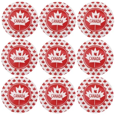  24 Pcs Appetizer Plates Canada Day Decorations Cupcake Serving Tray - Image 1 of 4
