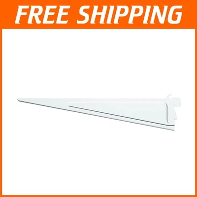 6 Pack ShelfTrack 12-Inch Locking Brackets, White - Image 1 of 4
