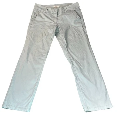 Ann Taylor Loft Marisa Skinny Ankle Pants Sz 10 Blue Stretch Cotton Spandex - Image 1 of 4