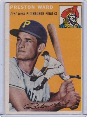 PD: 1954 Topps Baseball Card #72 Preston Ward Pittsburgh Pirates - VG+ - Image 1 of 2