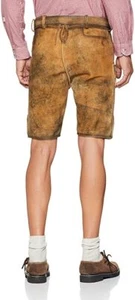 Stockerpoint Traditional Leather Pants Men Felix Hemp Speckled 44 - Picture 1 of 5