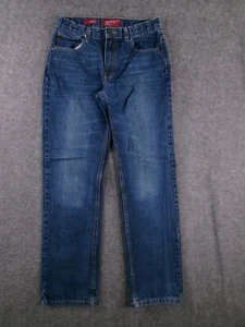 Arizona Jean Youth 16 Blue Regular Straight Leg Causal Dark Wash Faded 28X29 - Picture 1 of 15
