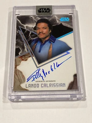 Billy Dee Williams as Lando 2021 Topps Star Wars Stellar Autograph Card Auto /40 - Image 1 of 2