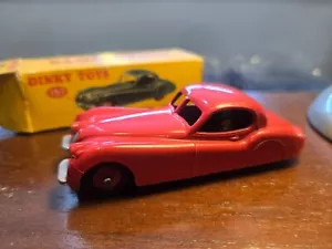 DINKY TOYS 157 Red Jaguar Xk 120 Made in England Meccano - Picture 1 of 10
