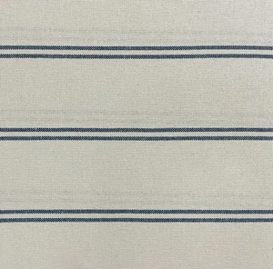 Toulouse Stripe Blue White Ticking 280cm French Grass Sack Curtains Per Metre - Picture 1 of 5