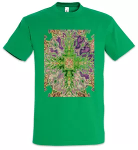 Kaleidoscope Cross T-Shirt Crystal Optical Reflection Reflector Mirror - Picture 1 of 1