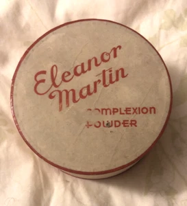 Vintage Eleanor Martin Face Powder 1940s Chicago Illinois New Old Stock! Rare! - Picture 1 of 7