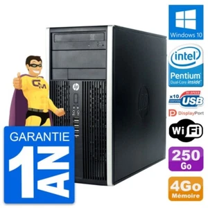 PC Tour HP Compaq Pro 6300 CMT Intel G630 RAM 4Go Disque 250Go Windows 10 Wifi - Photo 1/3