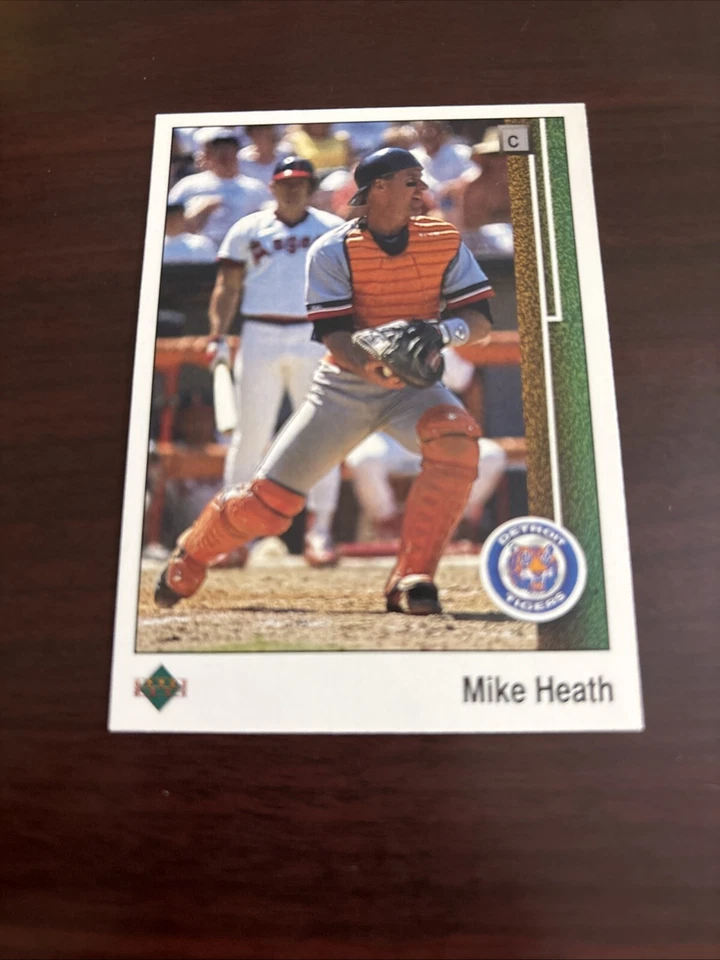 1989 Upper Deck #654 Mike Heath Detroit Tigers NM-MINT - Image 1 of 1
