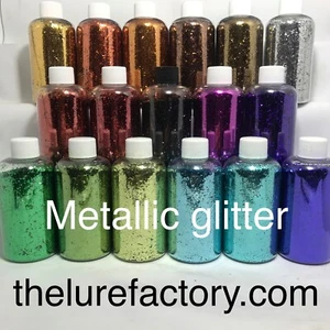 20g METALLIC GLITTER SOLVENT RESISTANT HEAT RESISTANT 3 SIZES - Picture 1 of 19