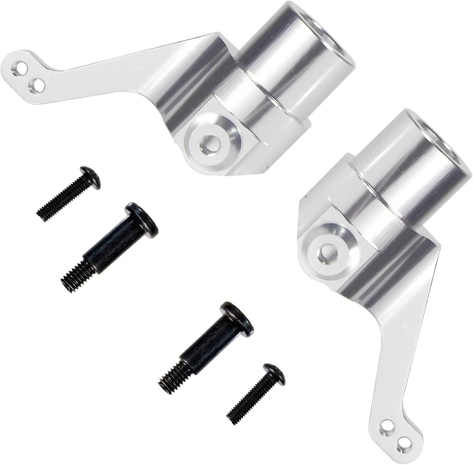 Aluminum Front Caster Blocks C-Hubs Kit for Tamiya ClodBuster Bullhead Upgrades - Image 1 of 4