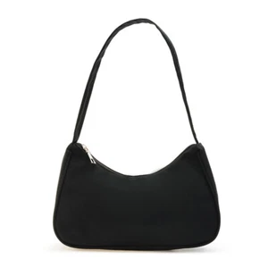 Borsa sottobraccio da donna in tinta unita moda con cerniera Borsa hobo in nylon - Foto 1 di 10