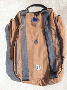 Vintage Dolt California Nylon Rucksack zum Reisegepäck umbaubar braun - Bild 1 von 14