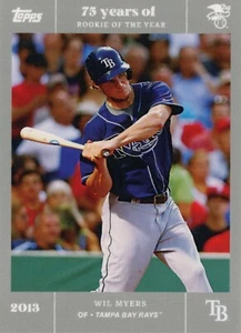 Topps 2022 MLB Rookie of the Year 75th Anniversary Wil Myers #44 69/75 Platinum - Bild 1 von 2