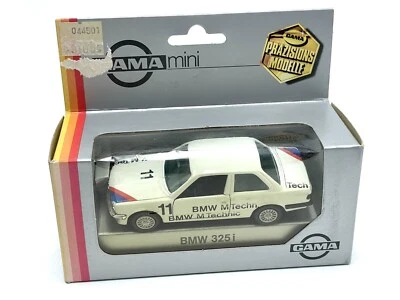 VINTAGE#  GAMA MINI RARE BMW 325 I TECHNIK 11 New In Box 1:43 Scale#NIB NE - Immagine 1 di 4