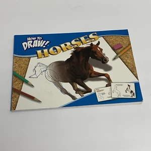 Kidsbooks 2013 How to Draw! Horses Paperback Drawing Book - Imagen 1 de 8
