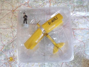 Le Biplan Jaune de L'Ile Noire 1/60 Hachette en Blister - Imagen 1 de 2