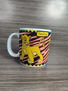 Vintage 90s Disney Store Lion King Ceramic Coffee Mug Cup Parade Simba - Picture 1 of 5