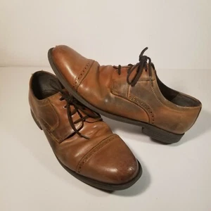 Cole Haan Men's Dustin Cap Toe Brogue Oxford British Tan Style C25806 Men's 10.5 - Picture 1 of 8