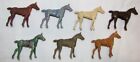 Vintage Caldwell Hard Plastic Western Horses with Bobbed Tails